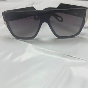 Quay Australia Black and Gold Sunglasses